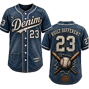 Party Jersey Mesh: Denim