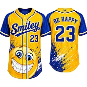  Party Jersey Mesh: Emoji Smiley