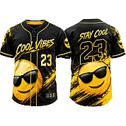  Party Jersey Mesh: Emoji Sunglasses