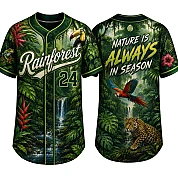  Party Jersey Mesh: Rainforest
