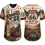 Party Jersey Mesh: Route66