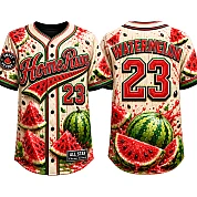  Party Jersey Mesh: Watermelon