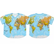 Party Jersey Mesh: Wereldkaart