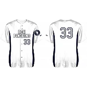 Maglia RCH Pinguins, bianco: Maglia Flatback