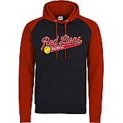 Felpa con cappuccio a contrasto Red Lions