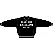 Stade Blacksox PolyMicro Pullover Jacket: Black