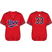UVV Shirt, Rood: 2 Knoopjes Flatback Mesh