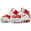 Underarmour Leadoff Mid 3023448-600: Wit/Rood