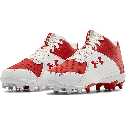 Underarmour Leadoff Mid 3023448-600: Wit/Rood