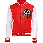 Vienna Beavers Varsity Jacket: Red