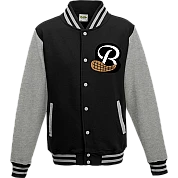 Vienna Beavers Varsity Jacket: Black
