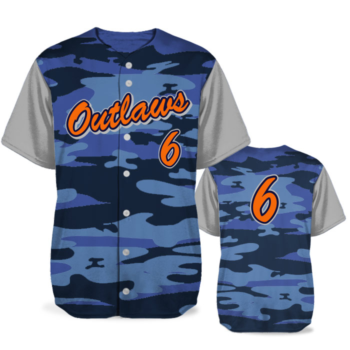 Camotion Traditional BB Jersey SS Full-Button