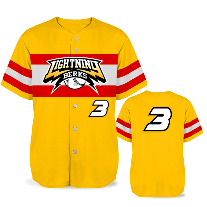 Old School BB Jersey SS Full-Button