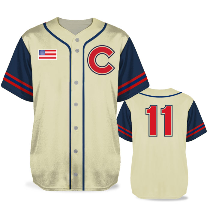 Pastime BB Jersey SS Full-Button