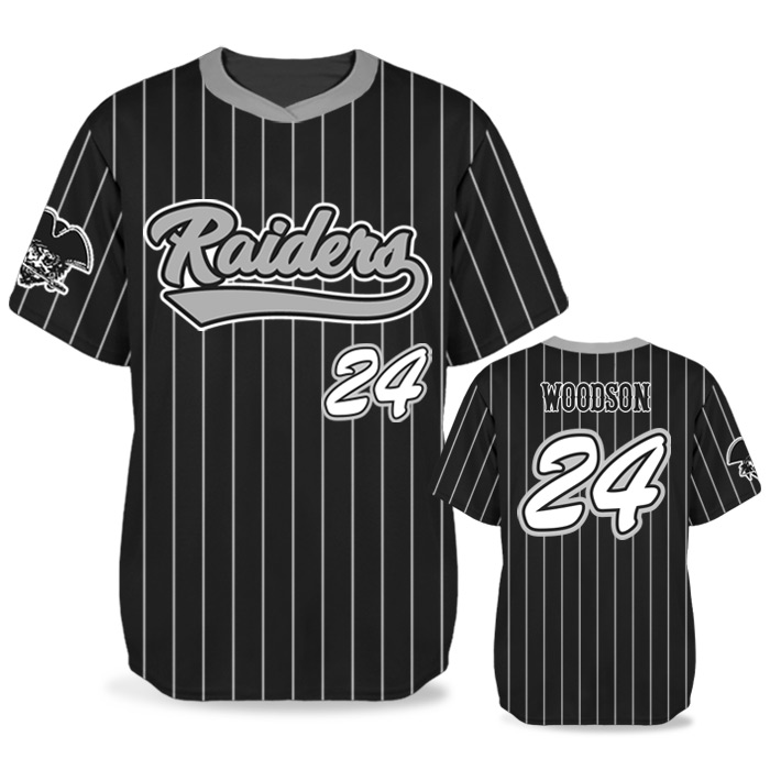 Pinstripe BB Jersey SS  Crew