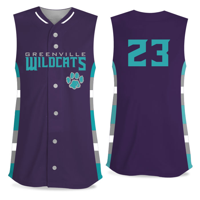 Diehard FP Jersey Sleeveless Full-Button