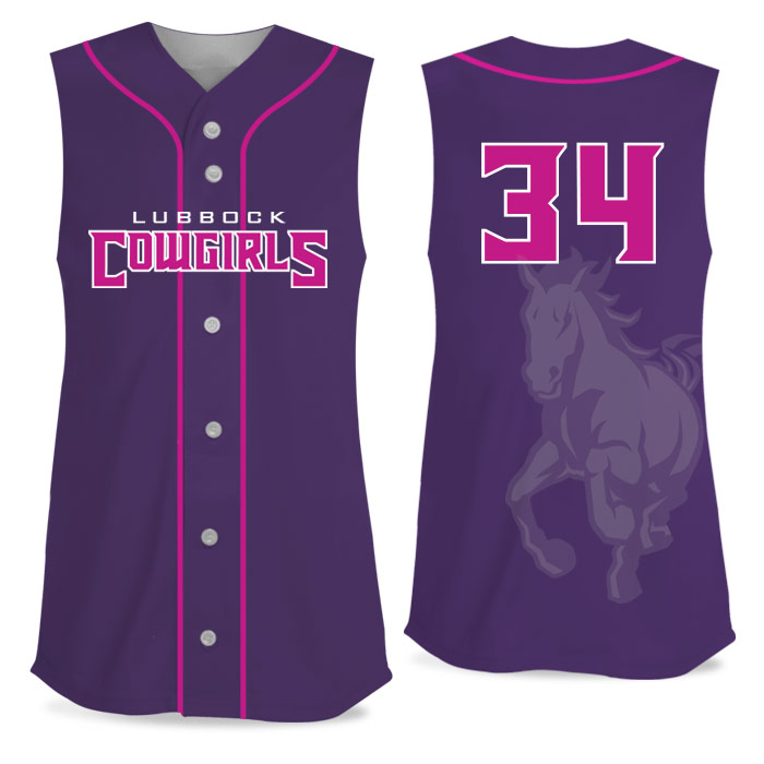 Pastime FP Jersey Sleeveless Full-Button