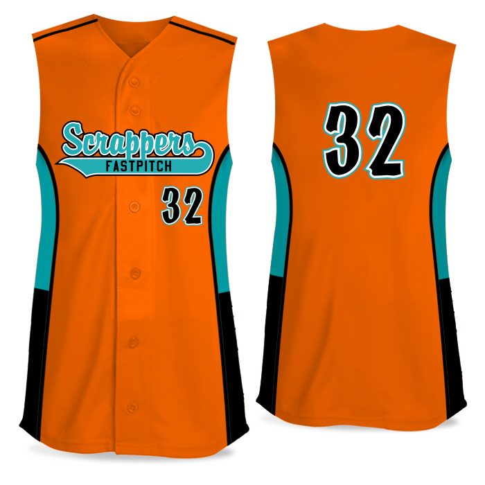 TriplePlay FP Jersey Sleeveless Full-Button