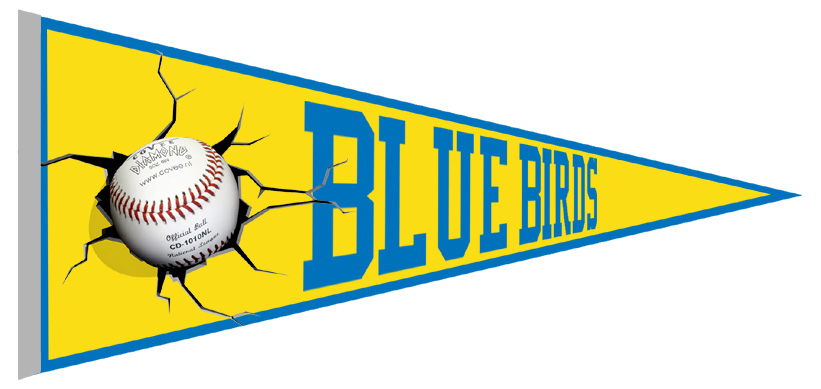 Blue Birds Pennant