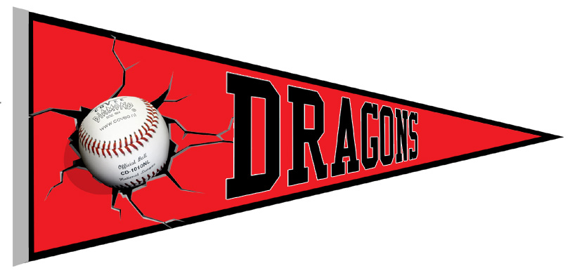 Cugnaux Dragons Pennant