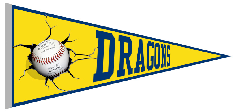 Banderin Houten Dragons