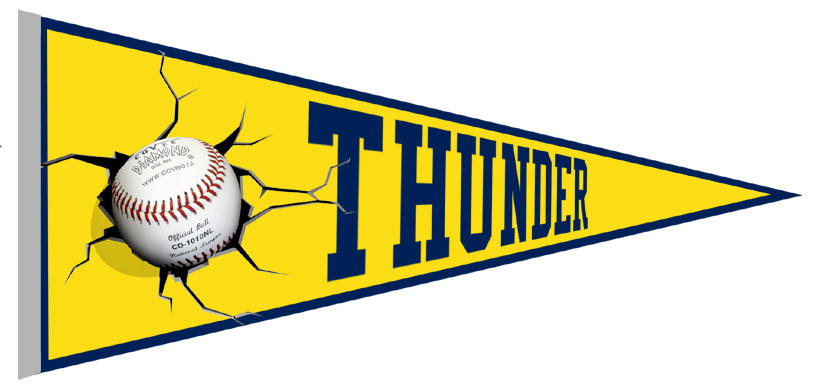 Manchester Thunder Pennant