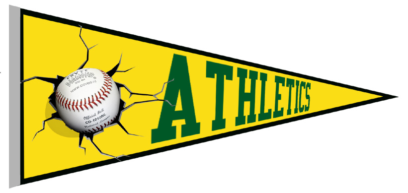 Pennant dellatletica di Mons