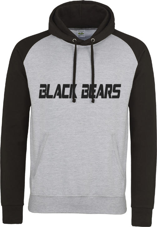Black Bears Contrast Hoodie