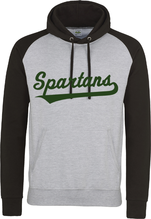 Felpa con cappuccio a contrasto Dublin Spartans