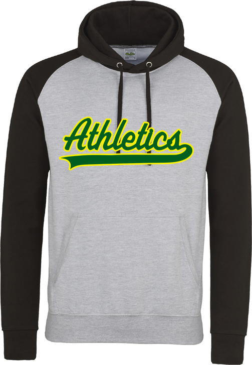 Felpa con cappuccio a contrasto Athletics