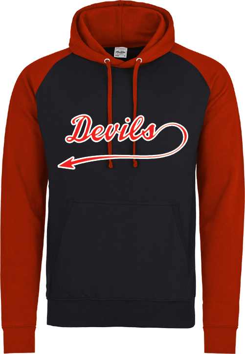 Felpa con cappuccio a contrasto Wil Devils
