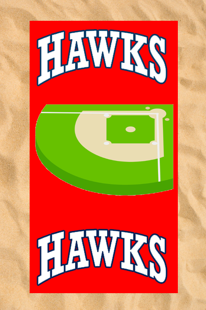 Club All-Over Beach Towel: Field