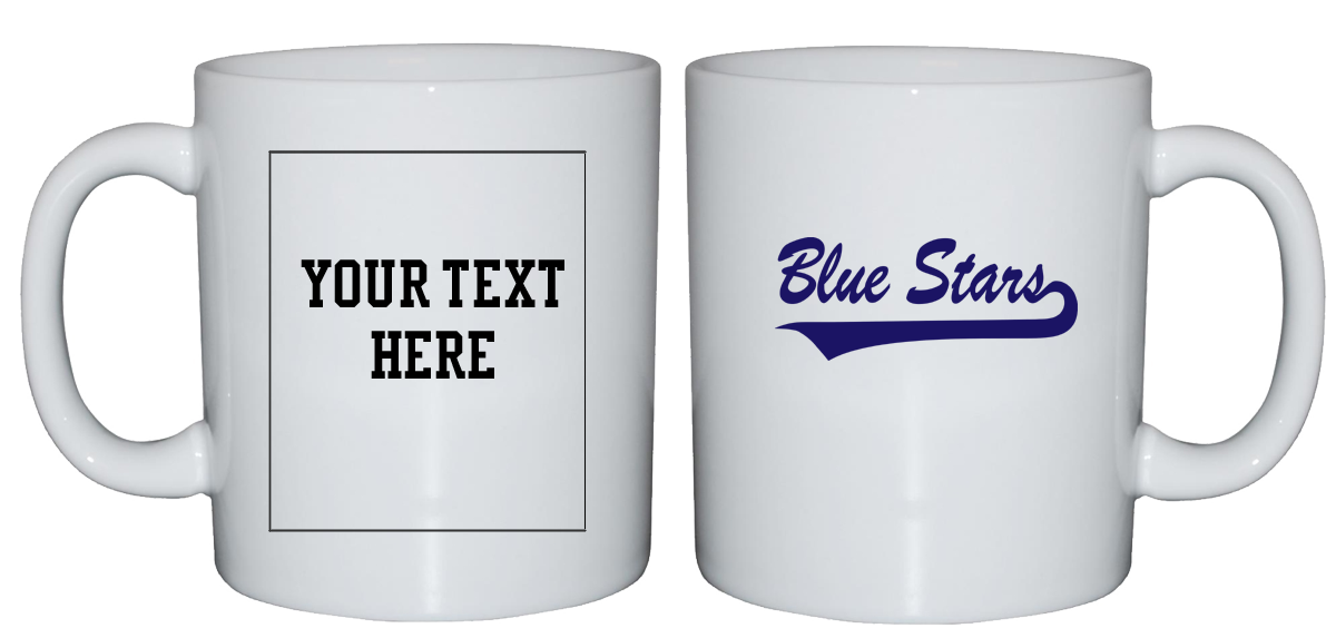 Blue Stars Tazza