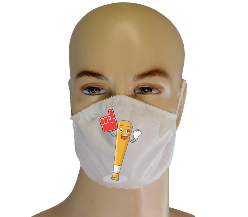 Mouth Mask Happy Bat