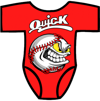 Club Baby Romper: Angry Baseball