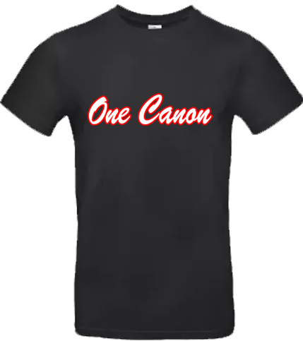One Canon T-shirt