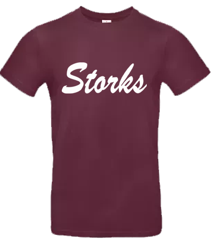 Felpa con cappuccio Storks Maroon