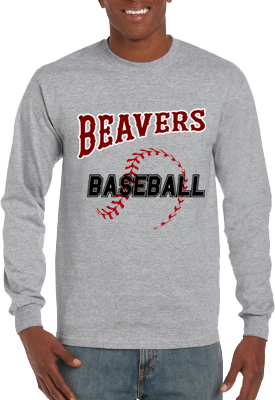 Club T-Shirt, Long Sleeve: Baseball seams