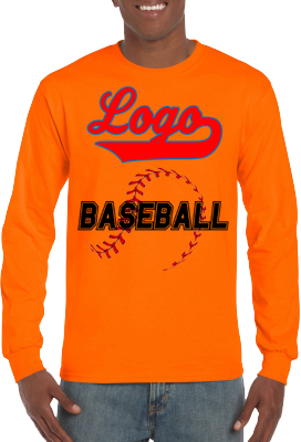 Club T-Shirt, Long Sleeve: Baseball seams