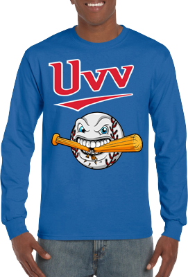 Club T-Shirt, Long Sleeve: Cracked Bat