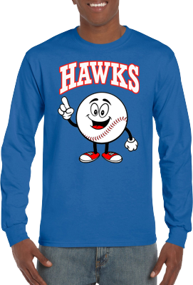 Camiseta Club, manga larga:  Happy Baseball