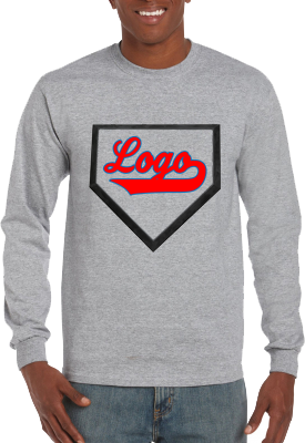 Club T-Shirt, Lange Mouw: Homeplate