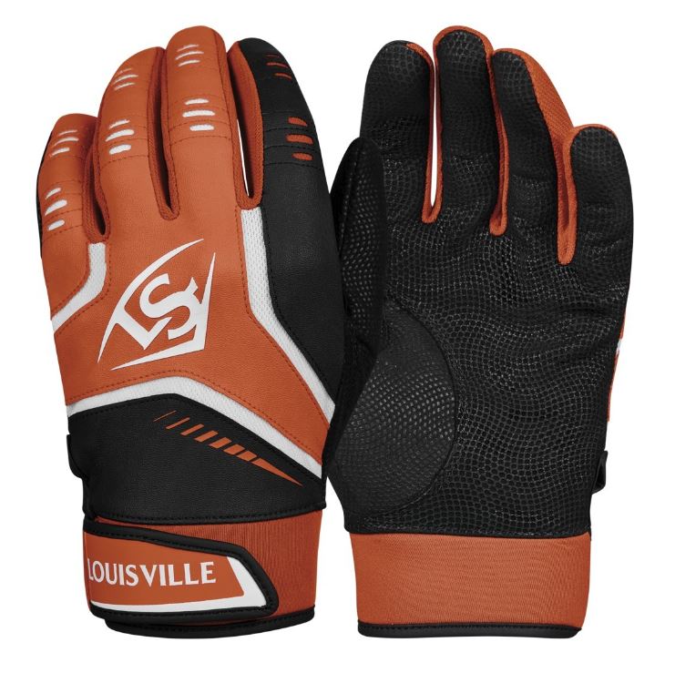 Guanti da battuta Louisville Slugger Omaha, arancione