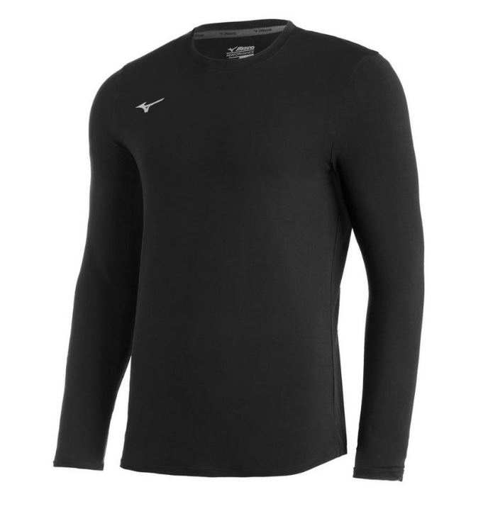 Mizuno COMP Diamond Ondershirt LM: Zwart