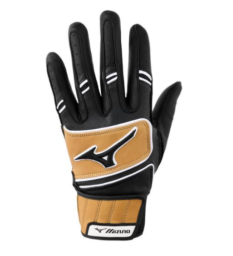 Mizuno Pro Select batting gloves Black/Brown