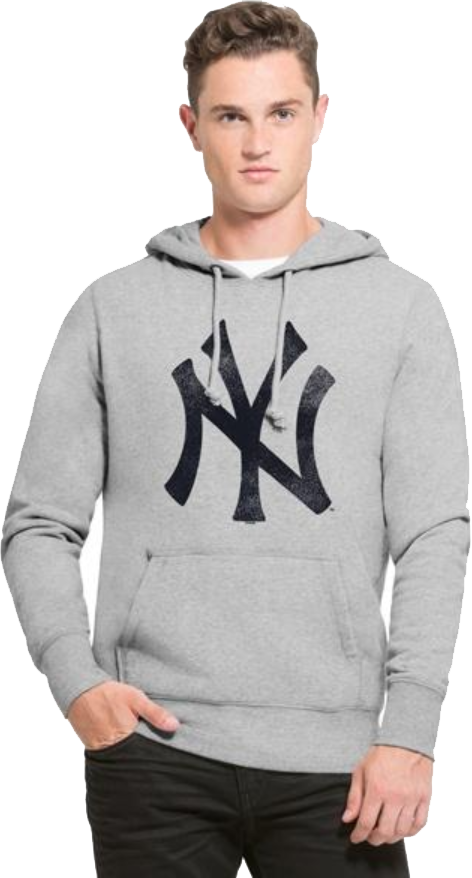 47 Brand Yankees Grey Headline Hoodie