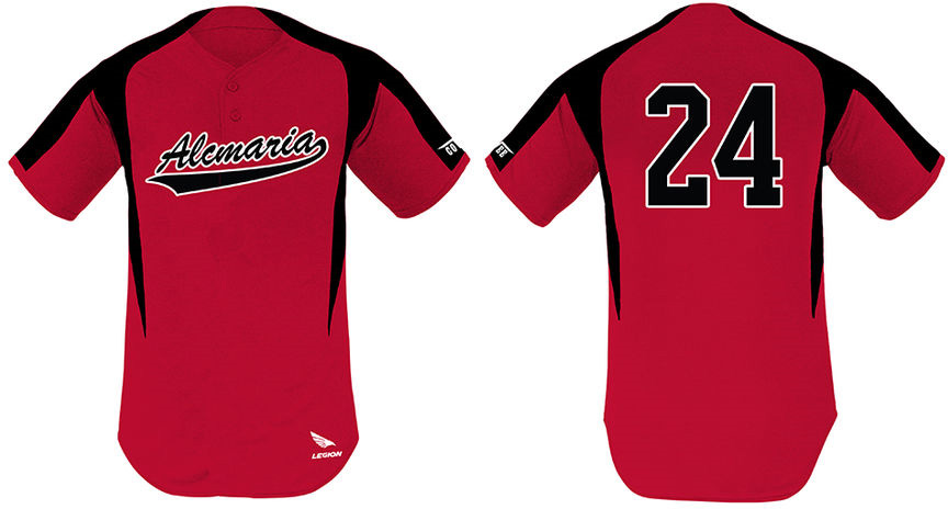 Alcmaria Jersey, 2 buttons: Flatback Mesh