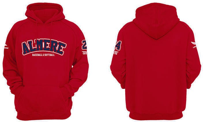 Almere 90 Hoodie Red