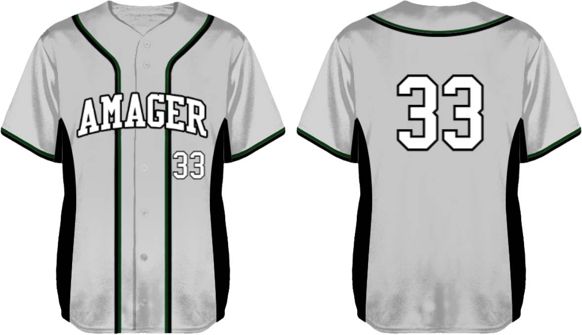 Amager Jersey, Grey: Flatback Mesh