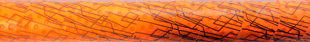 Cinta Bat Candt de empuñadura de bate 0,6 mm: Orange Punch
